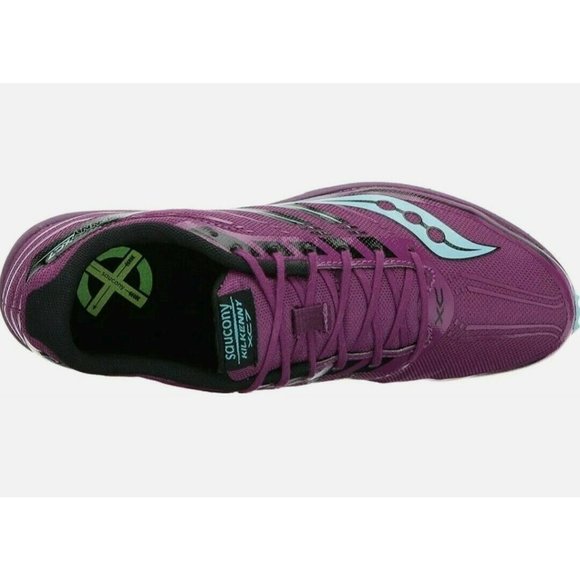 Saucony Women Sneakers Kilkenny XC7 Purple Blue Cross Country Track Running - Picture 4 of 6